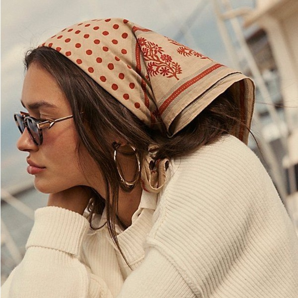 NWT Free people Marigold Dot Bandana